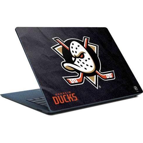 NHL Anaheim Ducks Distressed Surface Laptop Skin